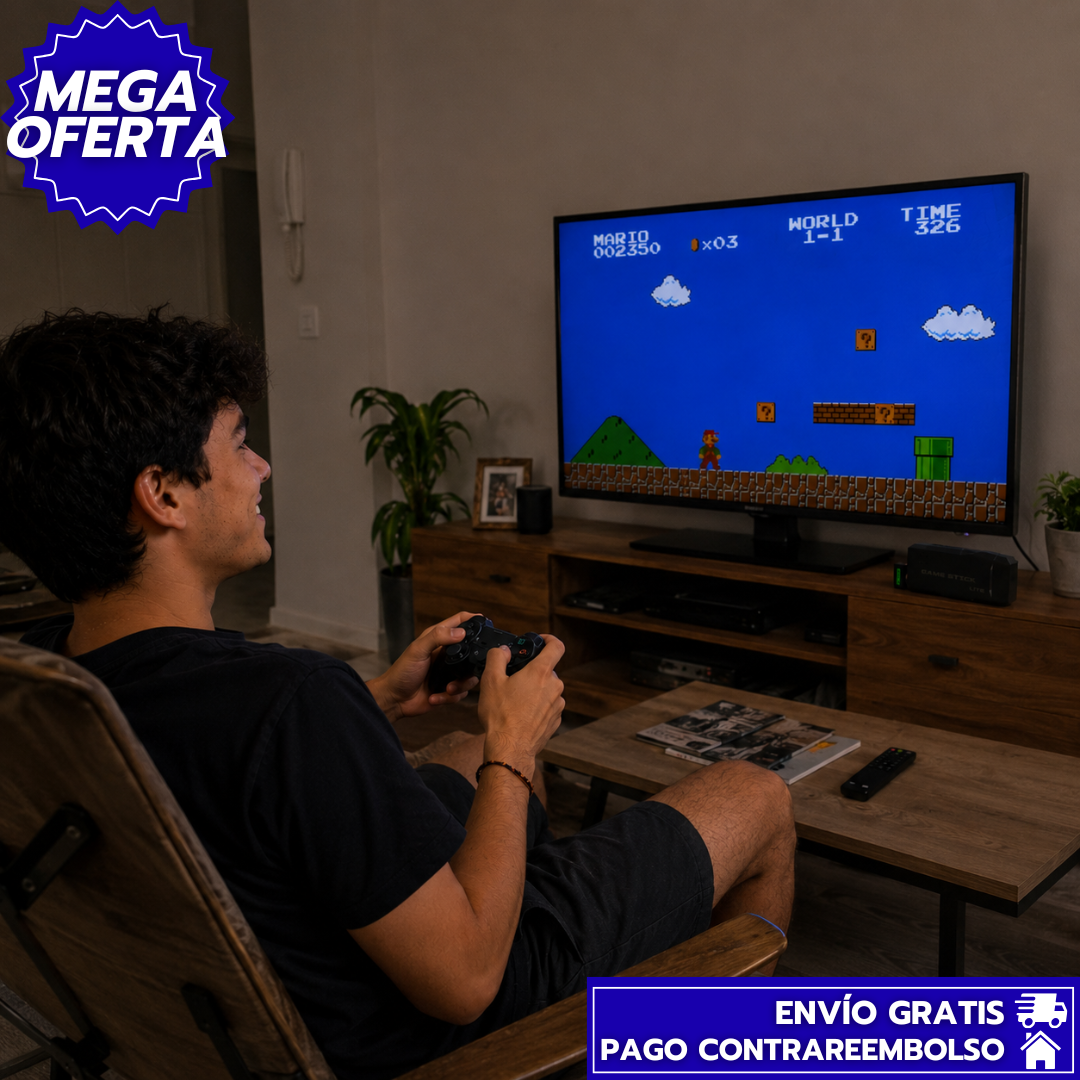 RetroPrime: Consola Retro Inalámbrica con 20.000+ juegos clásicos y salida 4K HD.