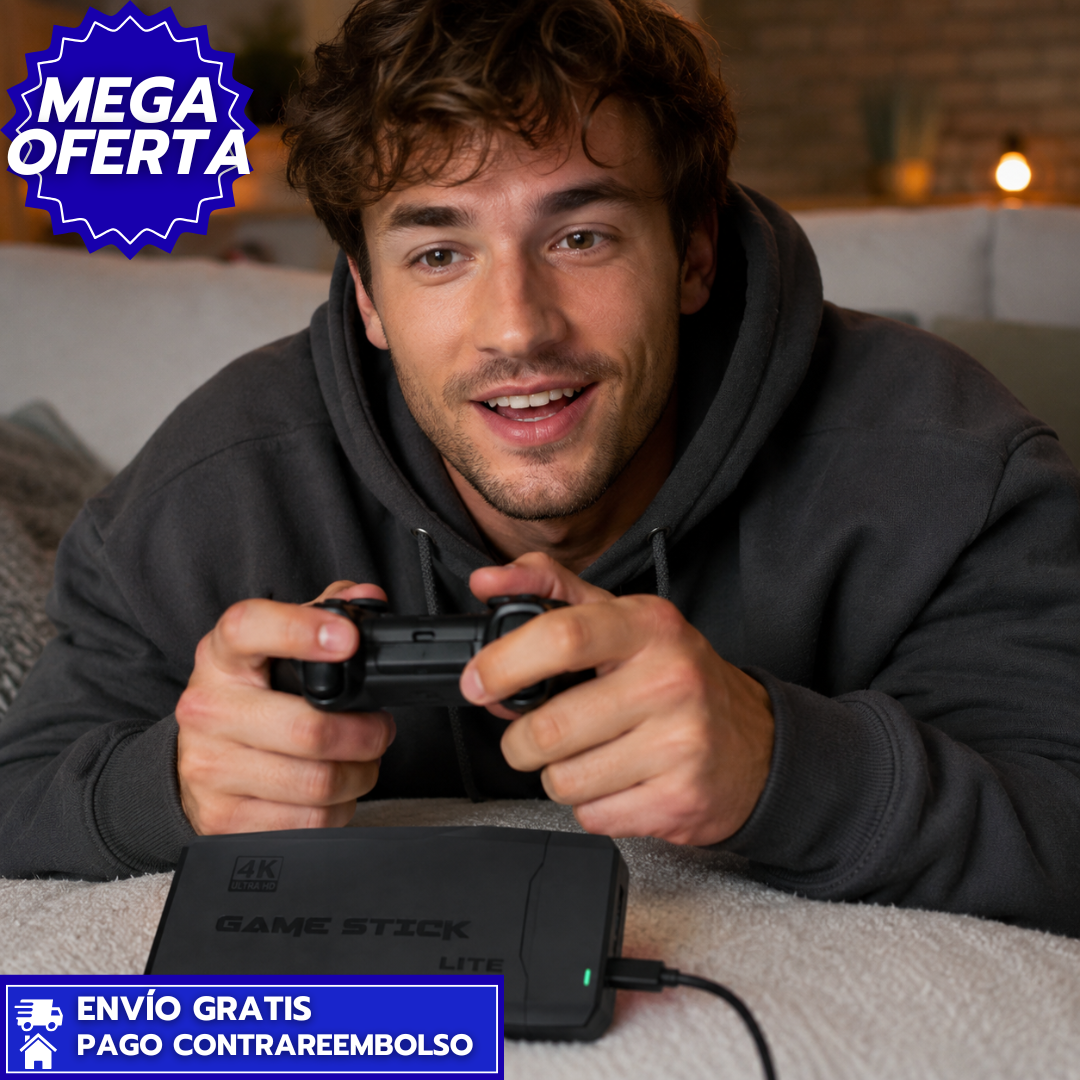 RetroPrime: Consola Retro Inalámbrica con 20.000+ juegos clásicos y salida 4K HD.